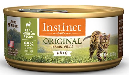 Instinct Original Grain Free Real Venison Cat 5.5oz 3pk