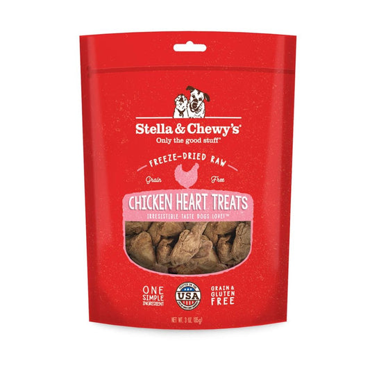 STELLA & CHEWY'S® SINGLE INGREDIENT DOG TREATS CHICKEN HEART 3 OZ