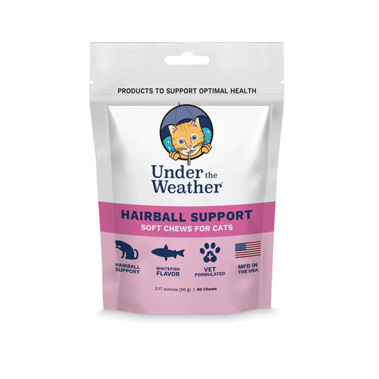 Under the Weather - Soft Chew Cat Supplements - Hairball Support