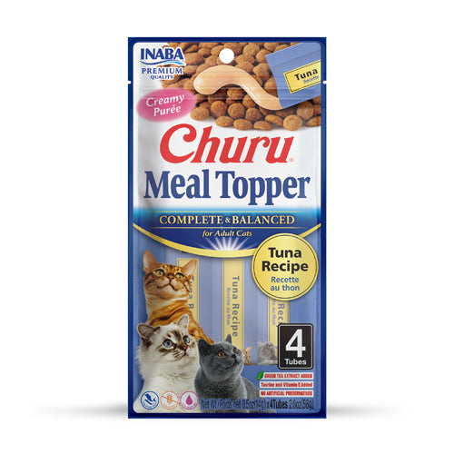 Inaba Cat Churu Meal Topper - Tuna Recipe 56g - 3pk