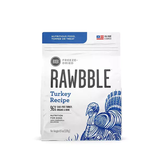 Bixbi Rawbble Dog Freeze Dried Turkey