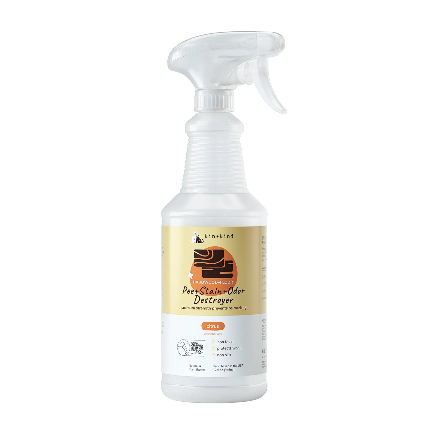 Kin+Kind Spray Hardwood+Floor - Citrus