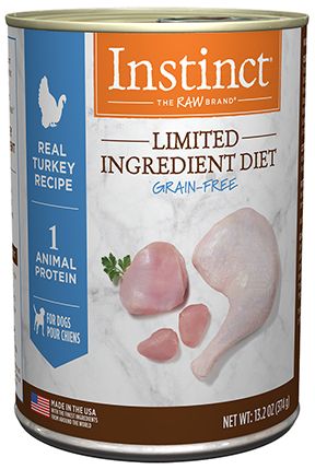 Instinct Limited Ingredient Diet With Real Turkey Dog 13.2oz*3pk