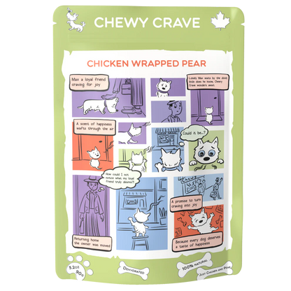 Chewy Crave Chicken Wrapped Pear 90g