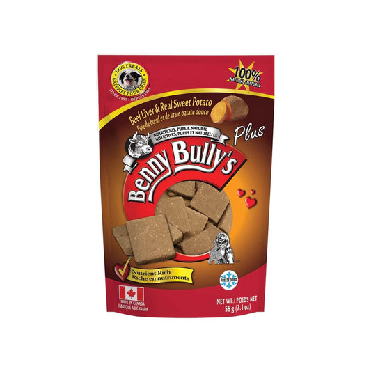 Benny Bully Liver Plus Sweet Potato Dog 58g