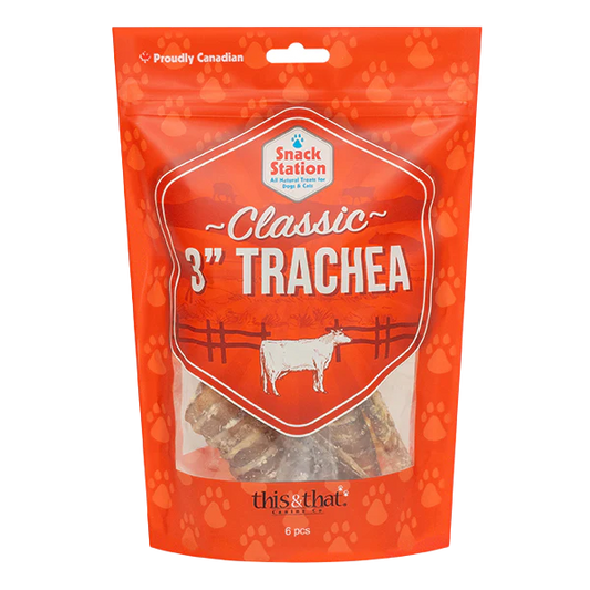 THIS & THAT® SNACK STATION BEEF TRACHEA TREAT FOR DOGS (6PC)