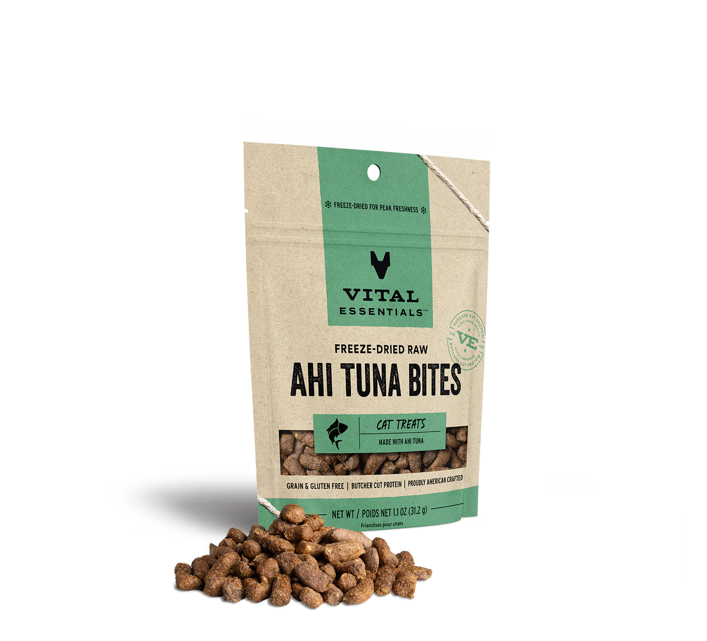 VE FDR Ahi Tuna Bites Cat Treats 1.1 oz