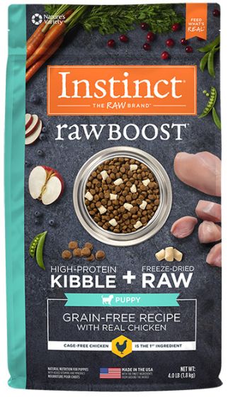 Instinct Raw Boost Grain Free With Real Chicken Puppy Dog