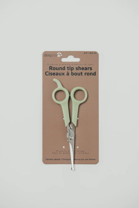 Dexypaws Round Tip Shears 6.5"
