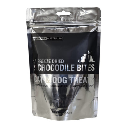 FDA FREEZE DRIED CROCODILE BITES 70G