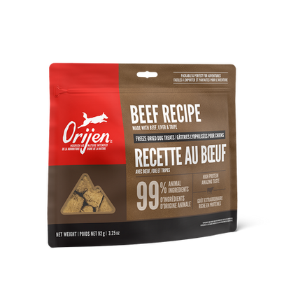 Orijen Ranch-Raised Beef Freeze-Dried Dog Treats 92G