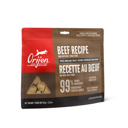 Orijen Ranch-Raised Beef Freeze-Dried Dog Treats 92G