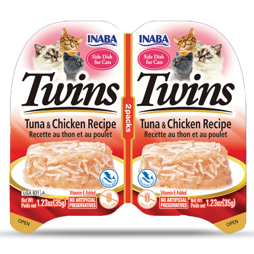 Inaba Cat Twins - Tuna & Chicken Recipe 70g 3pk