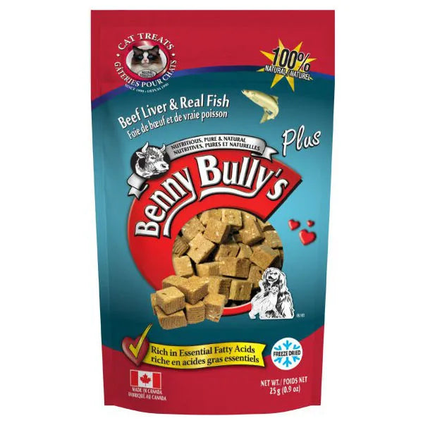 Benny Bully Beef Liver Plus Fish Cat 25g