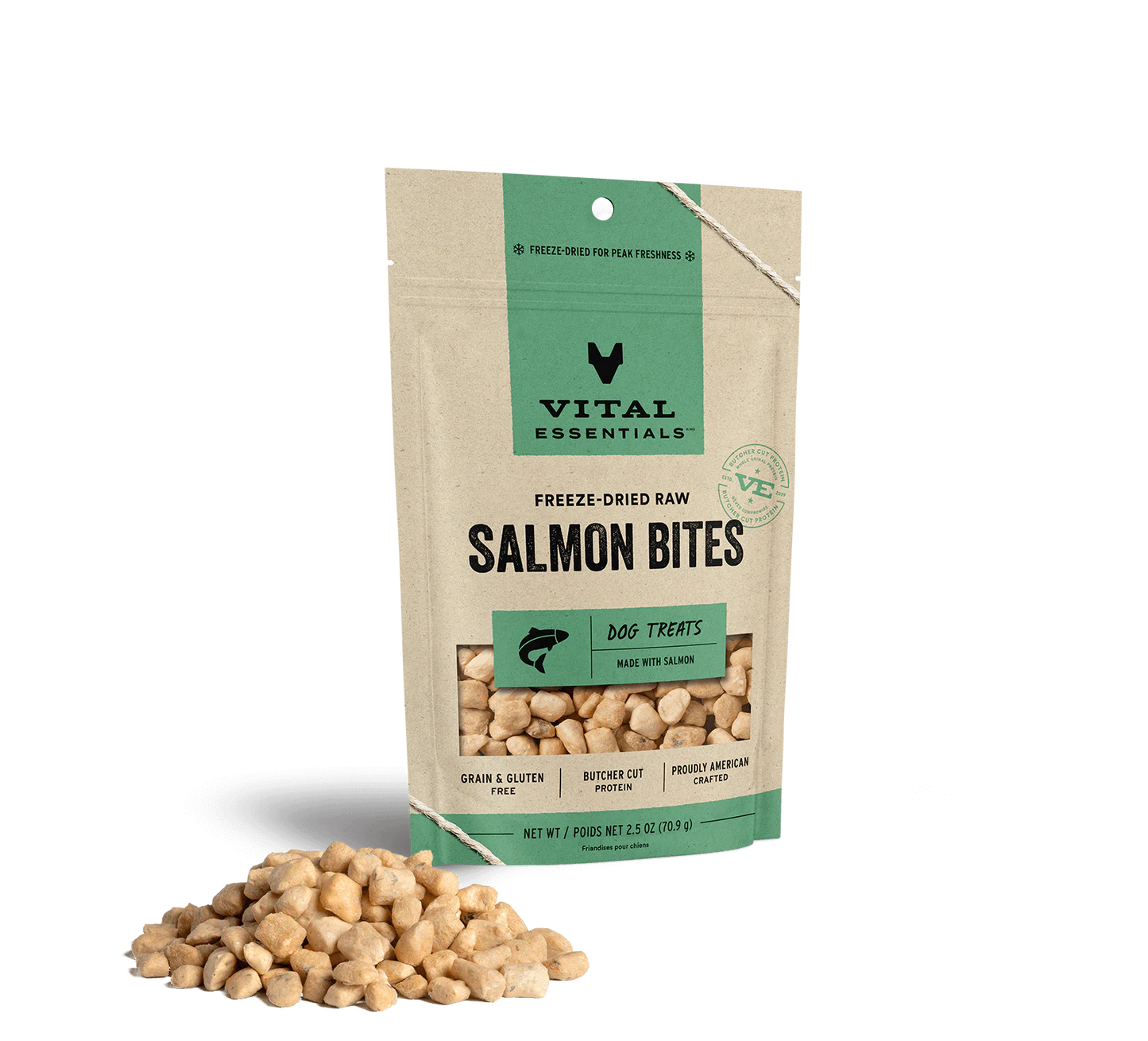 VE FDR Salmon Bites Dog Treats