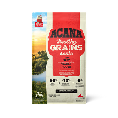 Acana Healthy Grains Red Meat Recipe Adult Dog Food