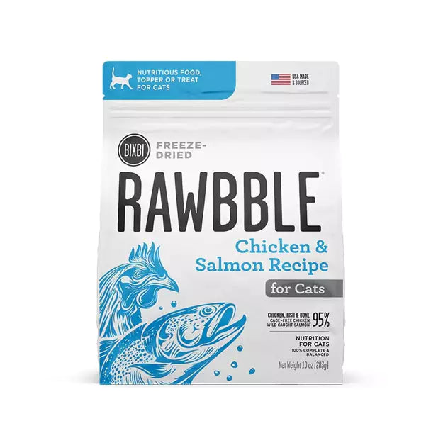 Bixbi Rawbble Cat Freeze Dried Chicken & Salmon