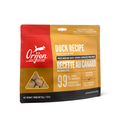 Orijen Free-Run Duck Freeze-Dried Dog Treats 92G