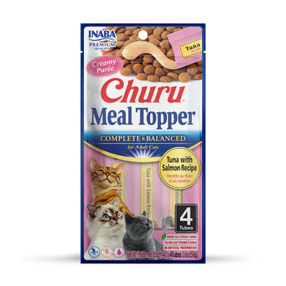 Inaba Cat Churu Meal Topper - Tuna with Salmon Recipe 56g - 3pk