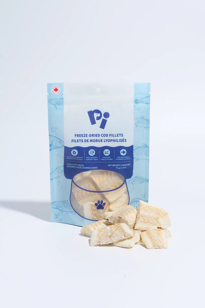 PiPet - FREEZE-DRIED COD FILLETS - NEW Extra large package!!