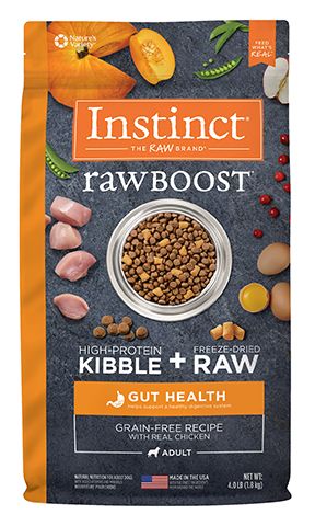 Instinct Raw Boost Grain Free With Real Chicken Gut Health Dog