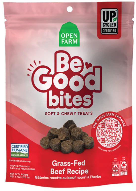 OPEN FARM® BE GOOD BITES SOFT & CHEWY DOG TREATS 6OZ