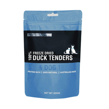 FDA FREEZE DRIED DUCK TENDERS 80GM