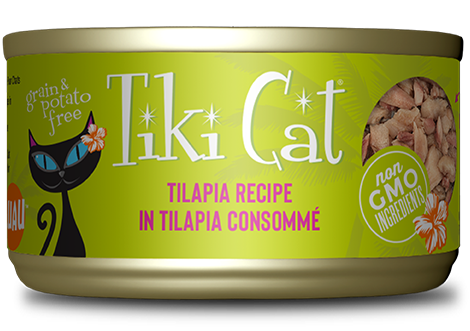 TIKI CAT® TILAPIA RECIPE IN TILAPIA CONSOMMÉ WET CAT FOOD