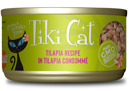 TIKI CAT® TILAPIA RECIPE IN TILAPIA CONSOMMÉ WET CAT FOOD