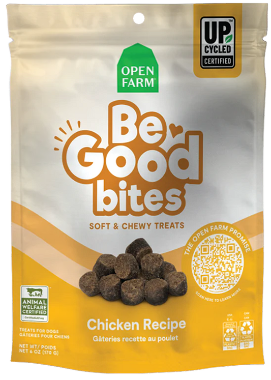 OPEN FARM® BE GOOD BITES SOFT & CHEWY DOG TREATS 6OZ