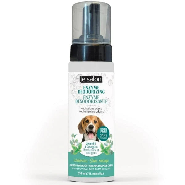 Le Salon Enzyme Deodorizing Waterless Shampoo for Dogs - 210 ml (7.1 oz)