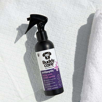 Buddycare™ Antiseptic Itchy Skin Relief Spray Suitable for all Pets 6.76 fl oz