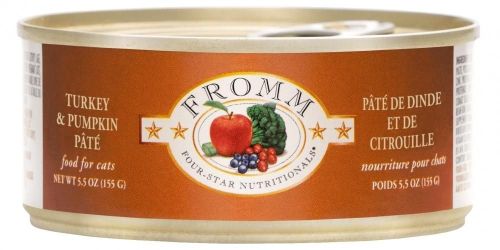 FROMM® FOUR STAR NUTRITIONALS® TURKEY & PUMPKIN PÂTÉ WET CAT FOOD 5.5 OZ