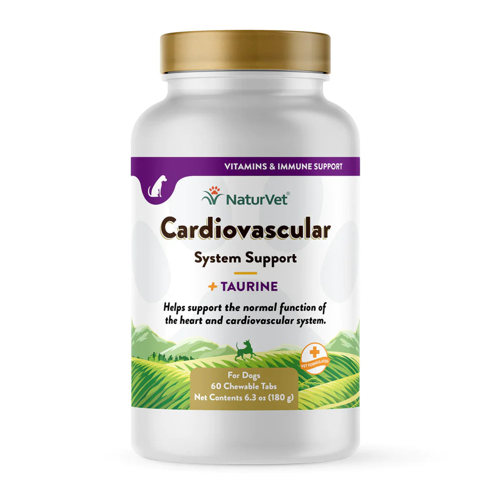 NATURVET® CARDIOVASCULAR SUPPORT FOR DOGS (60 CT)