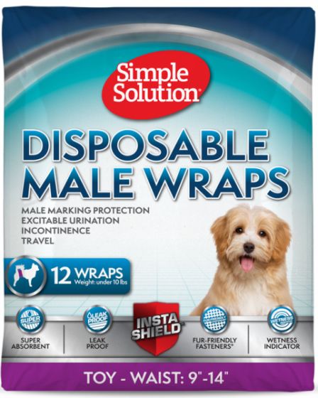 Simple Solution Disposable Male Wrap Dog
