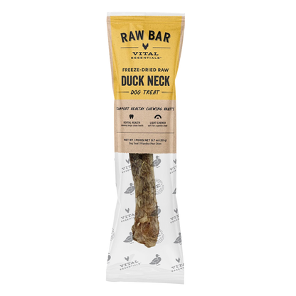 Vital Essentials® RAW BAR Freeze-Dried Raw Duck Necks Dog Snacks