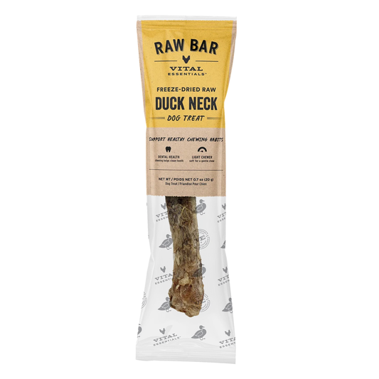 Vital Essentials® RAW BAR Freeze-Dried Raw Duck Necks Dog Snacks