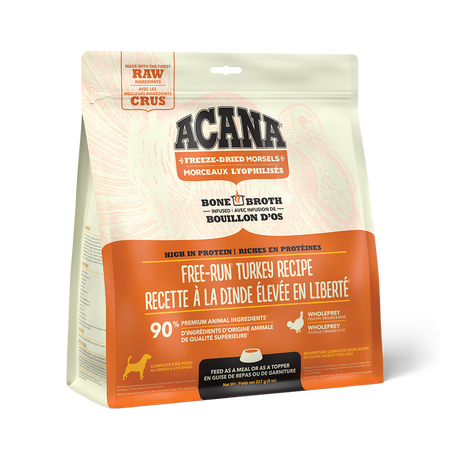 Acana Freeze-Dried Morsels Free-Run Turkey Recipe Dog Food