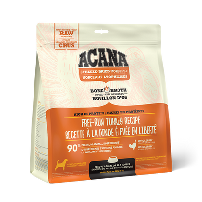 Acana Freeze-Dried Morsels Free-Run Turkey Recipe Dog Food