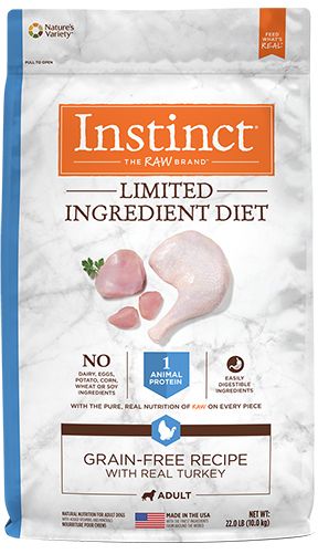 Instinct Limited Ingredient Diet Grain Free With Real Turkey Dog 22lb