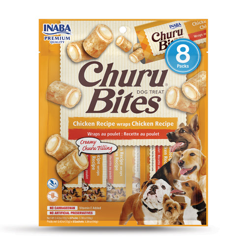 Inaba Dog Churu Bites - Chicken Recipe 96g