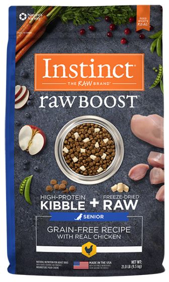 Instinct Raw Boost Grain Free With Real Chicken Senior Dog