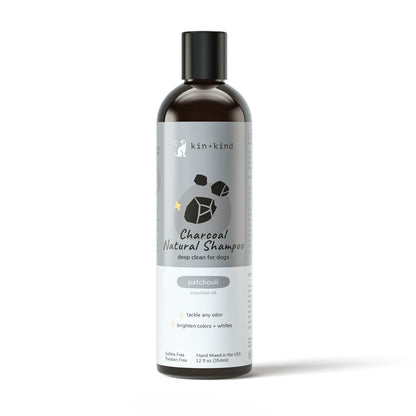 Kin+Kind Charcoal Shampoo for Dog (Patchouli)