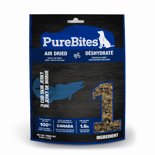 PUREBITES® COD SKIN JERKY DOG TREATS 137 GM