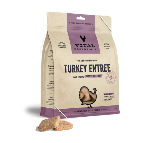 VE FDR Turkey Mini Patties Cat Food