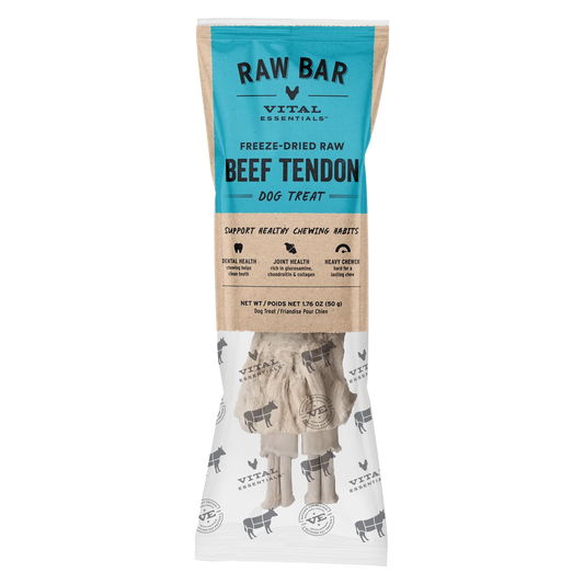 Vital Essentials® RAW BAR Freeze-Dried Raw Beef Tendon Dog Snacks