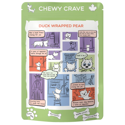 Chewy Crave Duck Wrapped Pear 90g