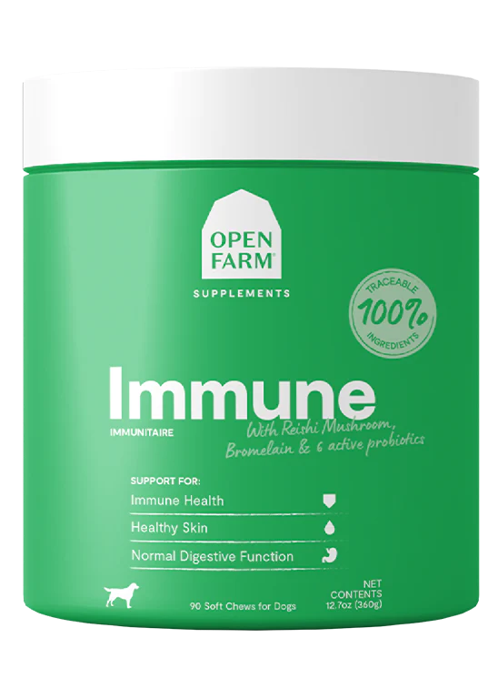 OPEN FARM® IMMUNE CHEWS SUPPLEMENT FOR DOGS (90 CT)