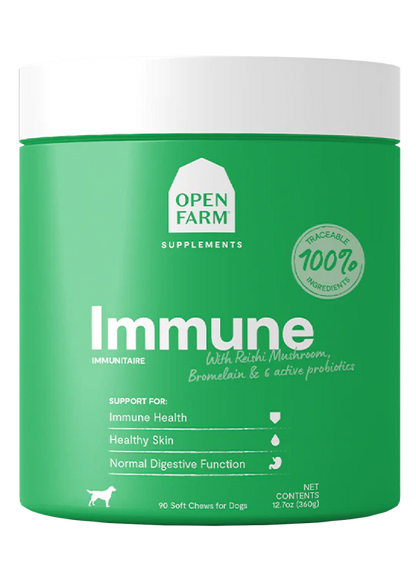 OPEN FARM® IMMUNE CHEWS SUPPLEMENT FOR DOGS (90 CT)