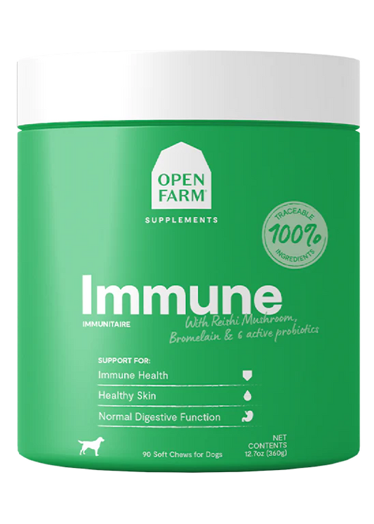 OPEN FARM® IMMUNE CHEWS SUPPLEMENT FOR DOGS (90 CT)